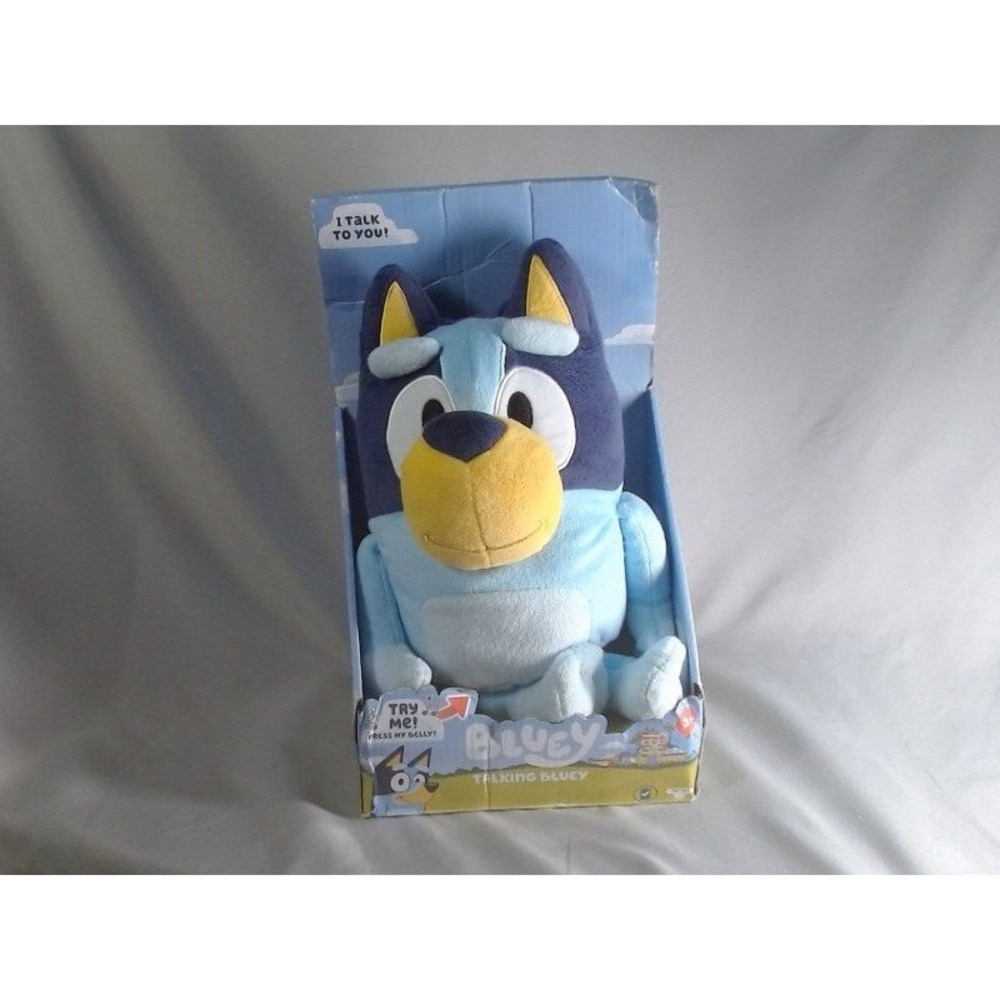 Bluey Talking Plush 13 Inch Soft Toy 9 Phrases and Theme Song New In Box